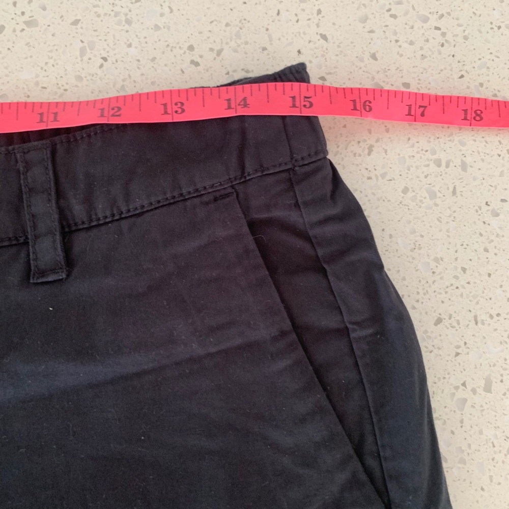 Pact Mens Organic Cotton Stretch Chino Pants Black Size M Elastic Back Waist - Picture 5 of 6